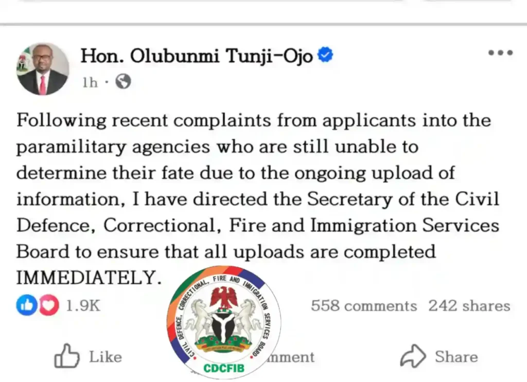 Minister of Interior orders immediate upload of paramilitary recruitment list