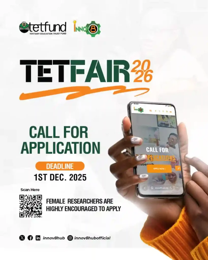 TETFAIR 2026 application open for researchers