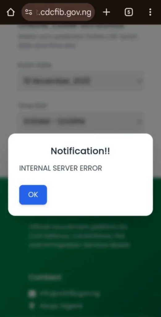 CDCFIB shortlists more candidates as portal faces glitches
