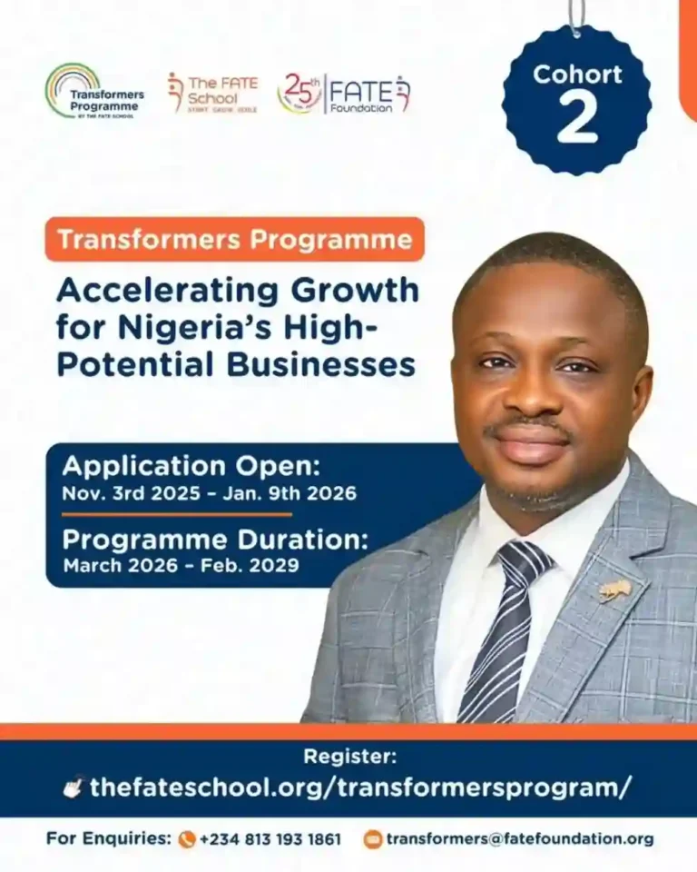 FATE School applications for cohort 2 of Transformers Programme