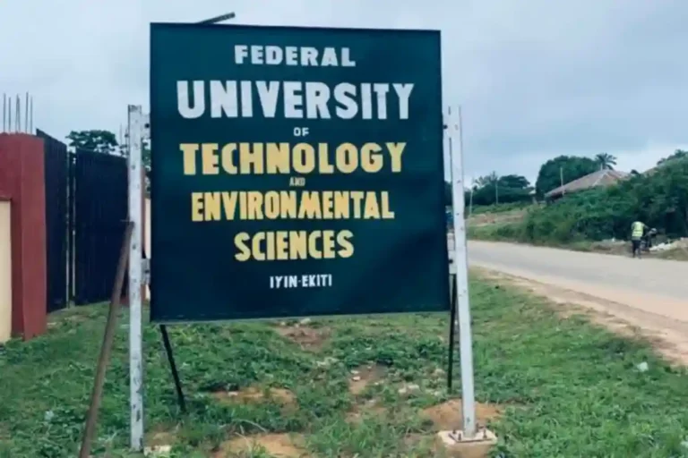 FUTES Iyin-Ekiti announces recruitment 2025