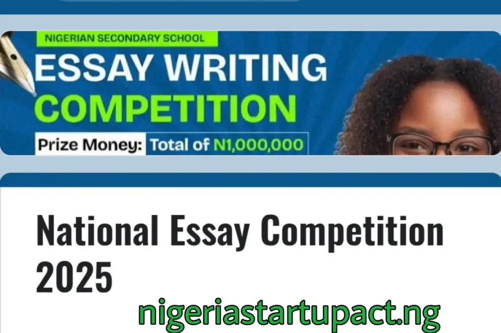 UN application for N1m national essay competition 2025 for schools
