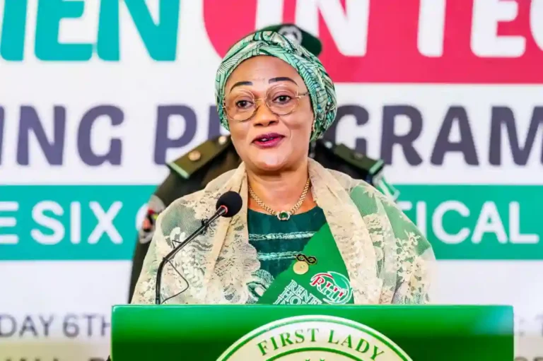 Tinubu’s Wife urges women to use tech skills for change