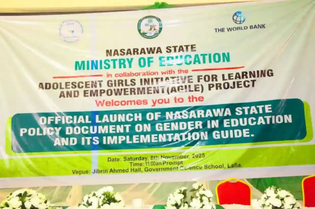 Nasarawa launches Gender Policy to strengthen AGILE education project