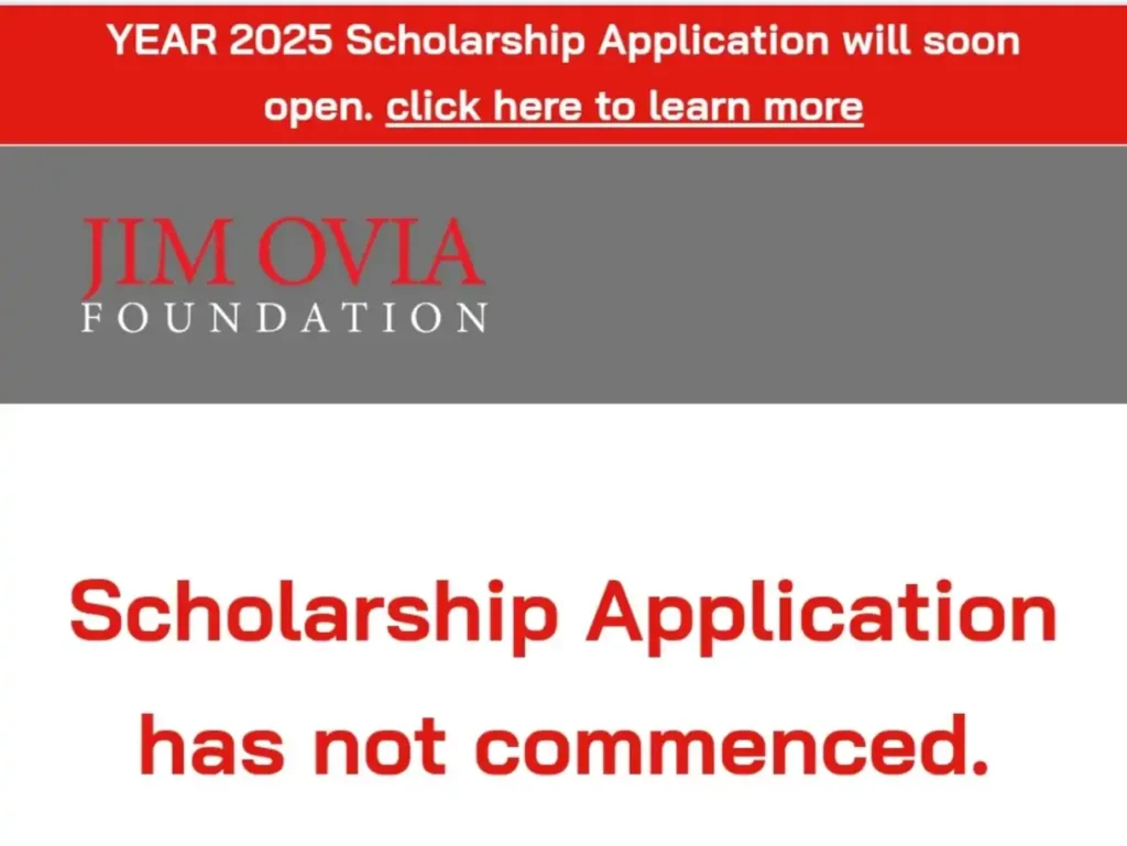 Jim Ovia Foundation 2025 scholarship to open soon for undergraduates