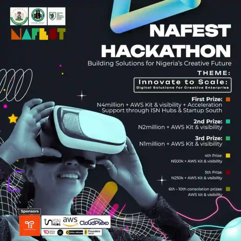 NAFEST 2025 Hackathon application opens with N4 million prize