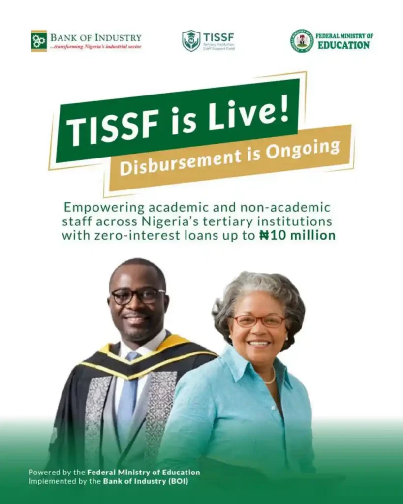 BOI begins N10 million TSSIF loan payments to tertiary staff