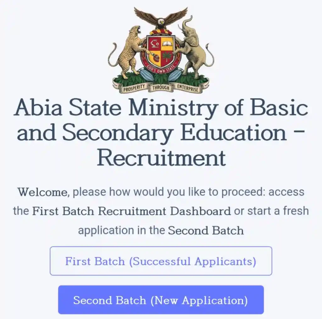 Abia tells teachers applicants to set up profile, complete application