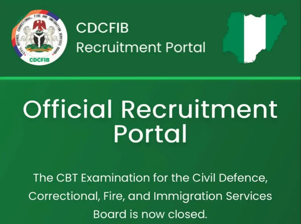 CDCFIB Candidates Await Result as Exam Closes After Portal Glitches