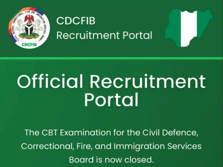 CDCFIB Candidates Await Result as Exam Closes After Portal Glitches
