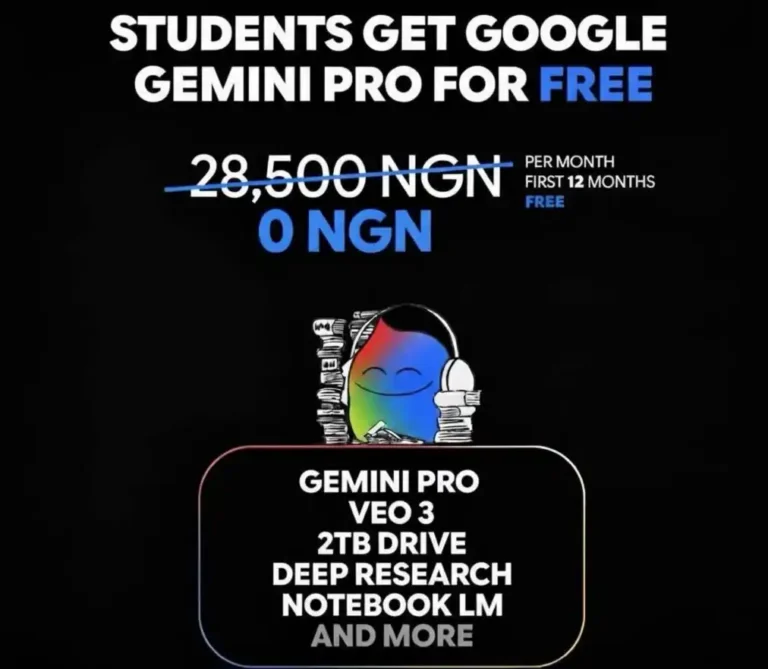Google Launches Free Gemini Pro Plan for Nigerian Students