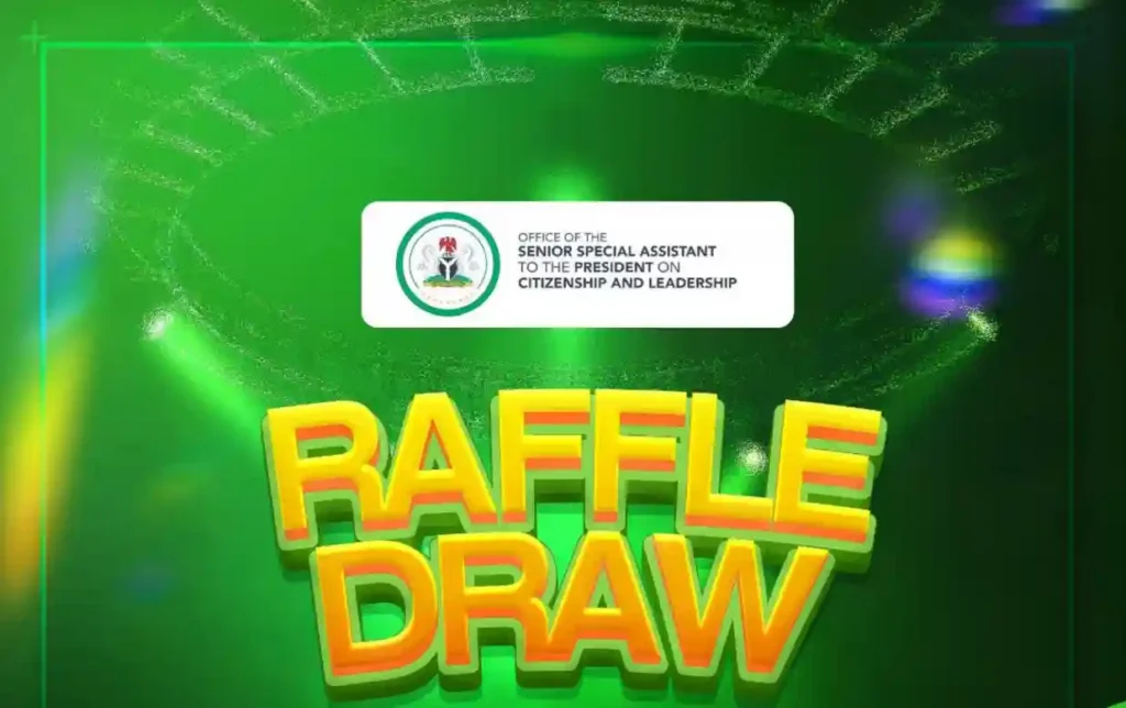 Presidency unveils raffle draw with grant, laptop and scholarship