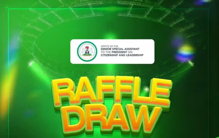 Presidency unveils raffle draw with grant, laptop and scholarship