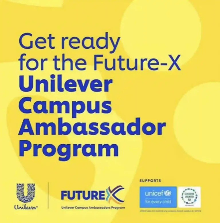 Future-X Unilever Campus Ambassador Program opens applications
