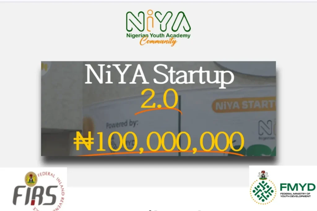 Apply for NiYA Startup Pitch 2.0 with ₦100 million funding
