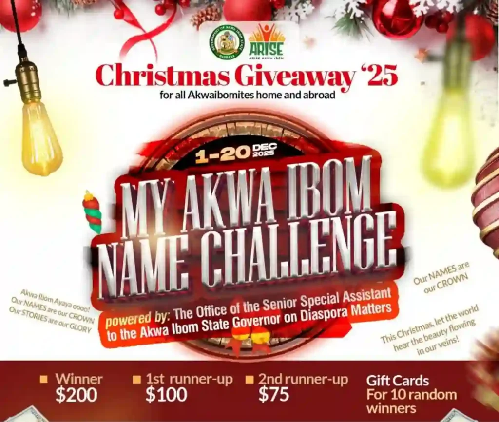 Entry for My Akwa Ibom Diaspora Name Challenge 2025