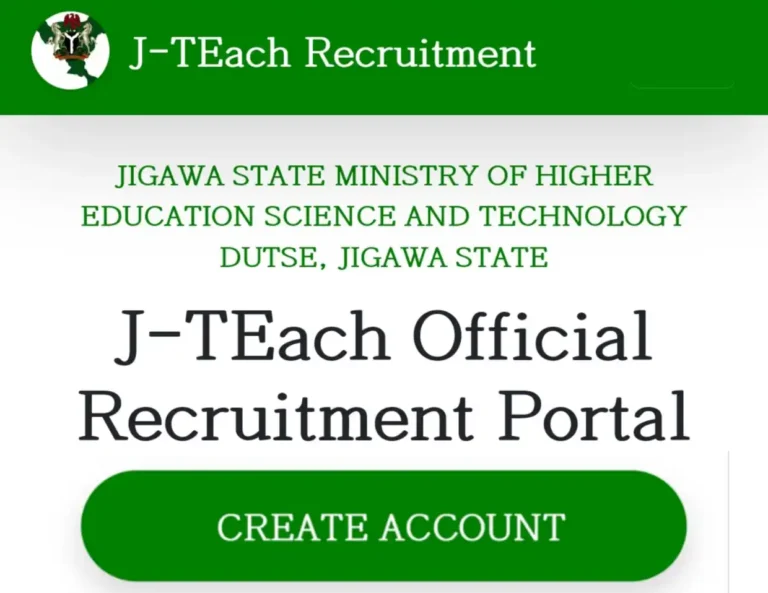 Apply for Jigawa J-TEACH Batch B Graduate Recruitment 2025