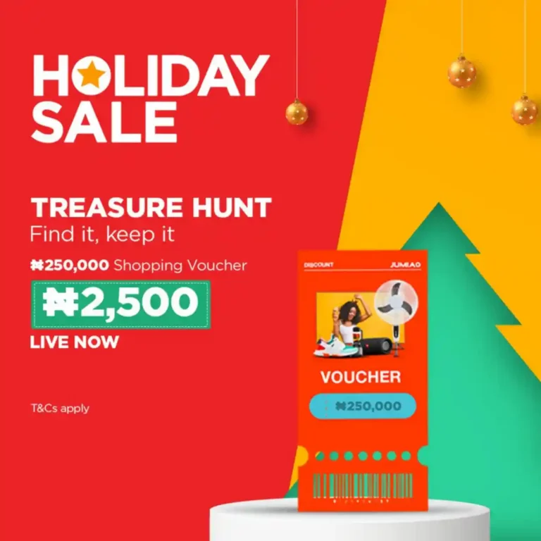 Jumia Treasure Hunt Offers N250,000 Voucher for N2,500