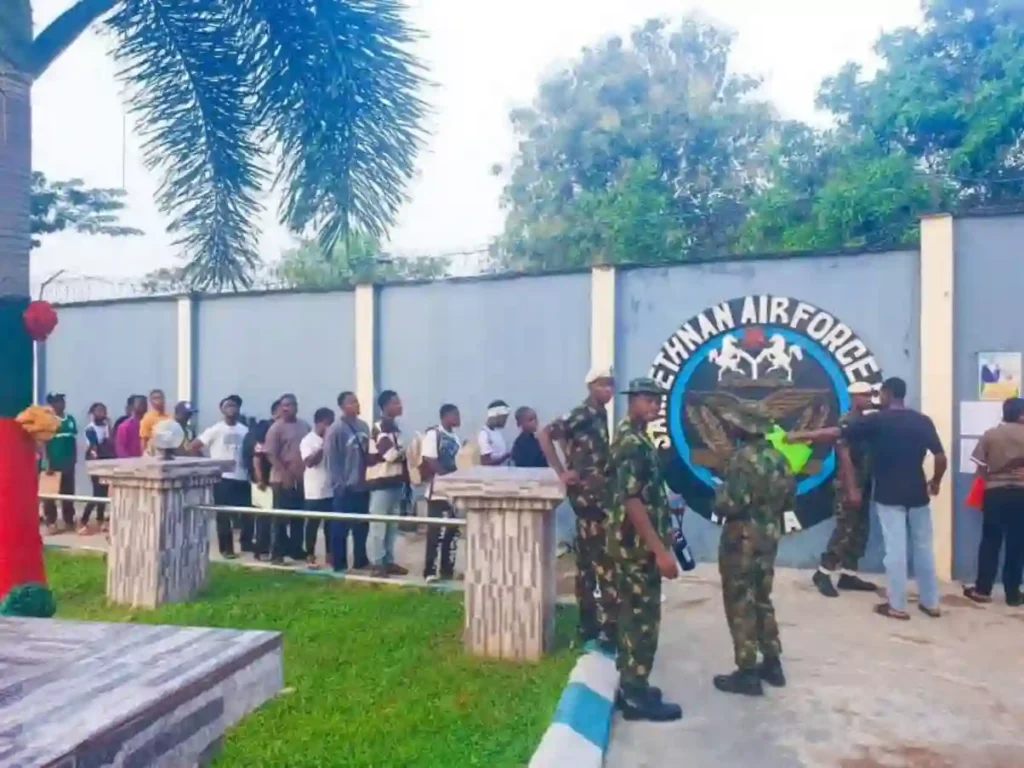 NAF begins 2025 BMTC 46 aptitude test with over 20,000 applicants