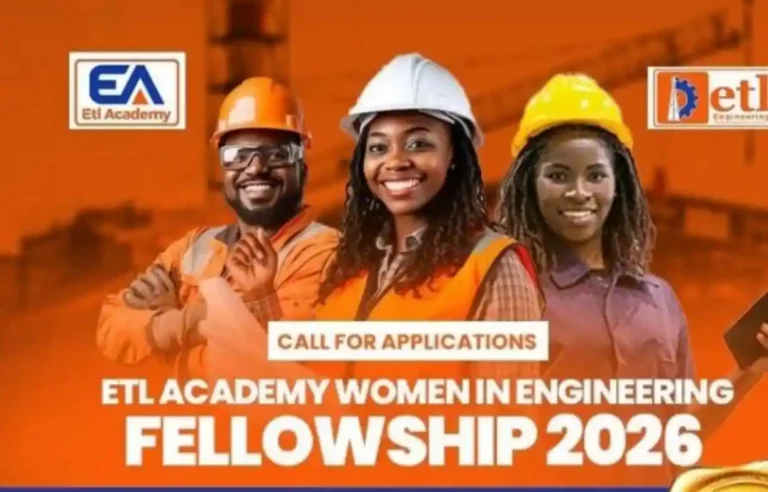 Apply Now: ETL Academy for Women in Engineering Fellowship 2026