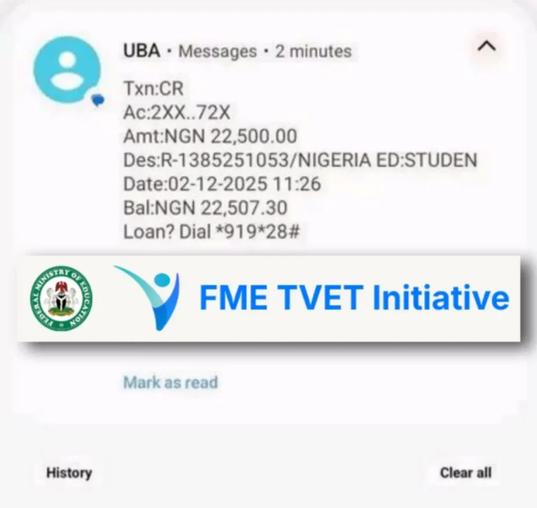 FG Begins Payment of N22,500 Monthly Stipend to TVET Trainees