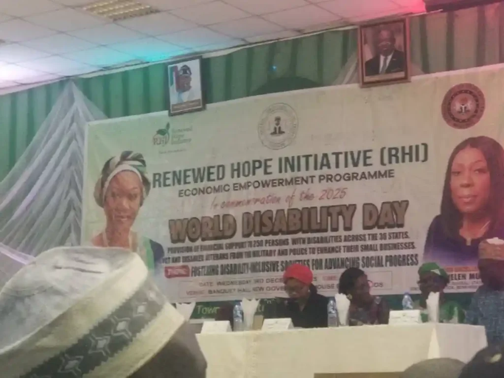 Tinubu initiative gives ₦200,000 each to 250 Plateau persons with disabilities