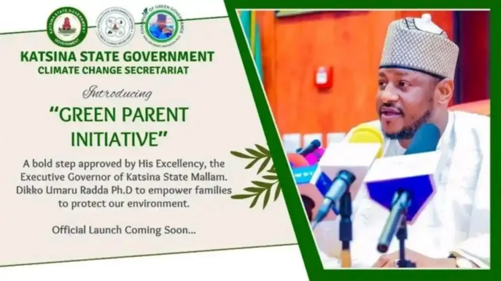Katsina to Launch Green Parent Initiative for Household Climate Action