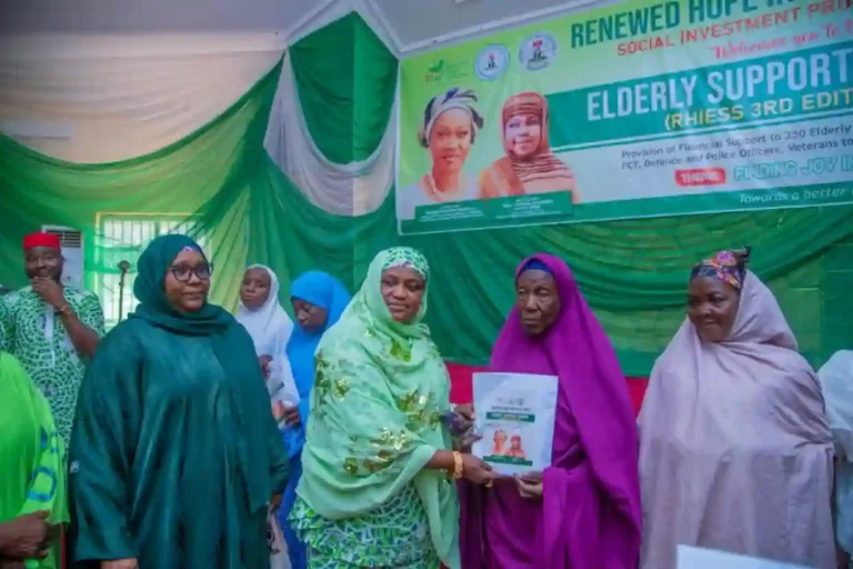 First Lady empowers 250 elderly in Kebbi with N200,000 each through RHI