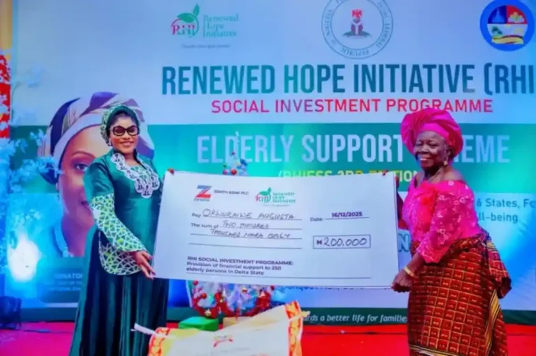 250 Elderly Persons Receive ₦200,000 Each in Delta State