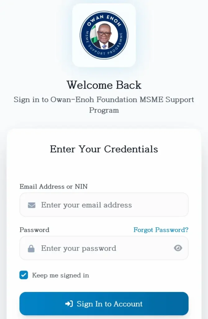 Owan-Enoh Foundation Opens Phase 2 MSME Support Program for New Year