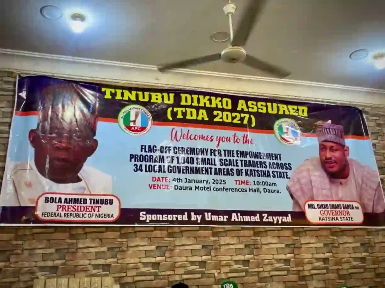 Tinubu/Dikko Disburses ₦30,000 to 1400 Businesses in Katsina