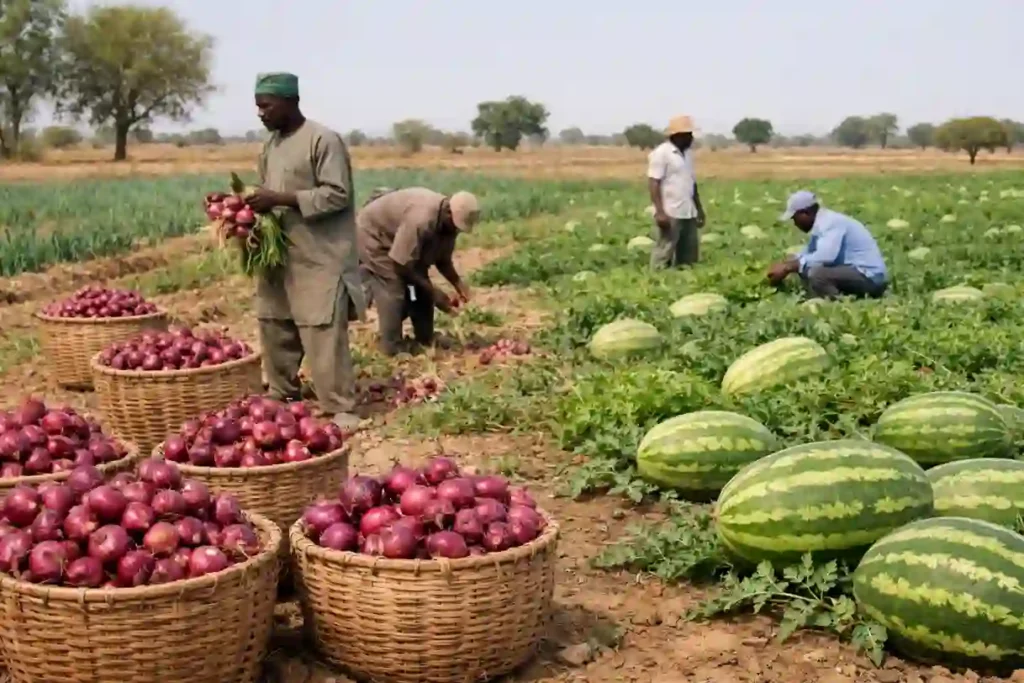 Price Crash Pushes Jigawa Farmers to Abandon Wheat for Onion, Watermelon