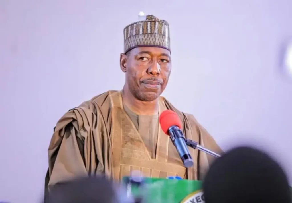 Borno Governor distributes digital tablets to students
