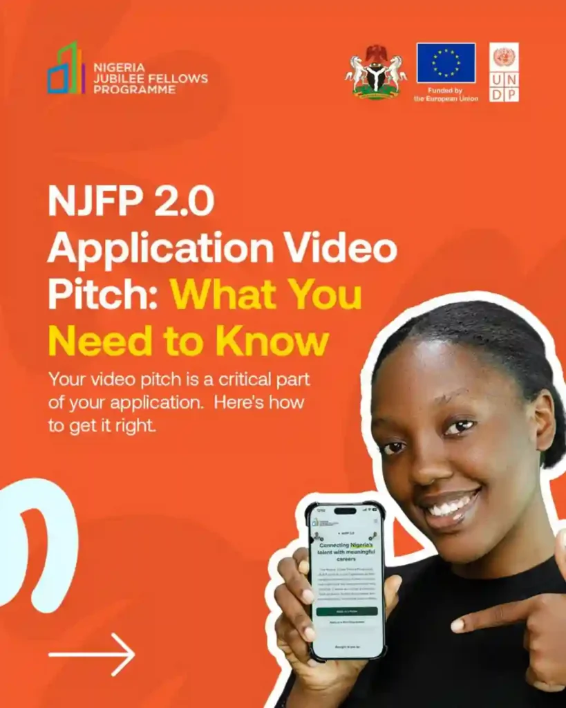 NJFP 2.0 Application Video Pitch: What to Say and Do
