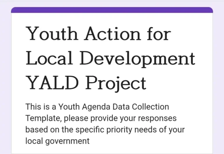 YALD Project Launches Youth Agenda Data Collection