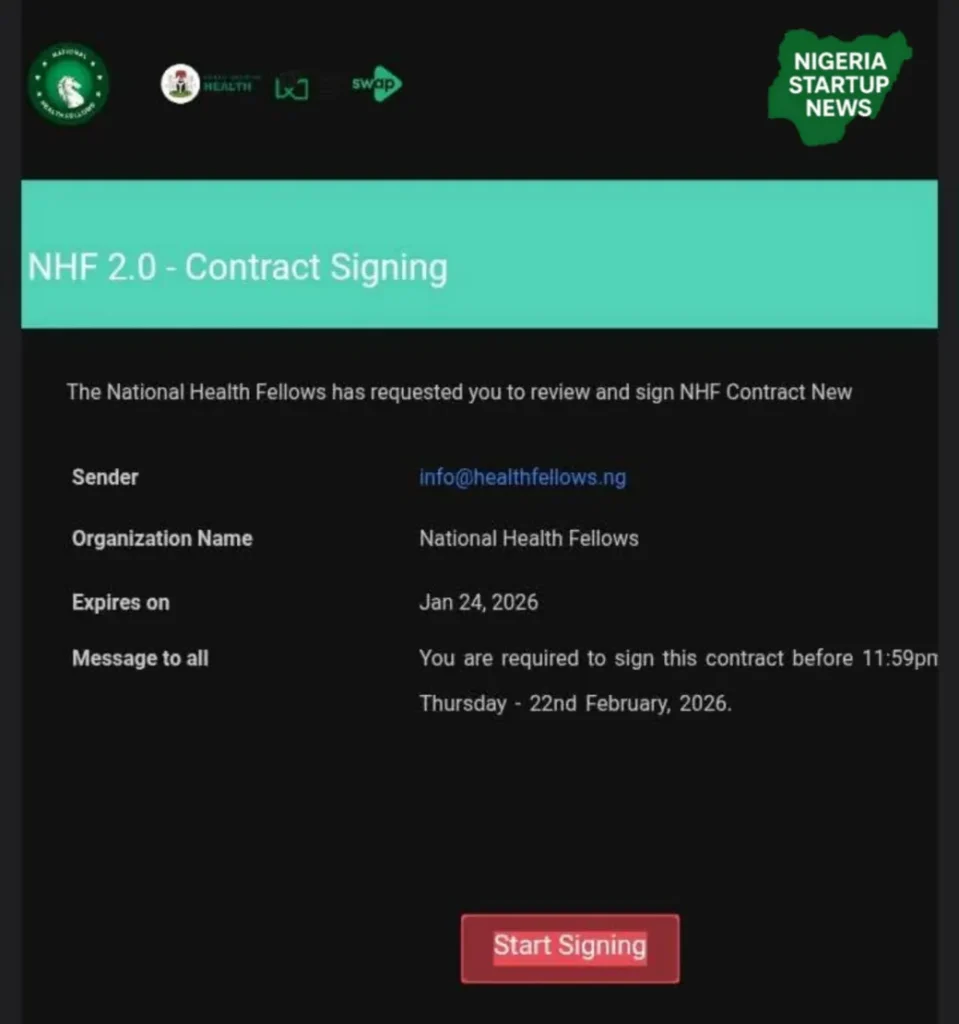 NHF 2.0 Begins Contract Signing for Selected Fellows