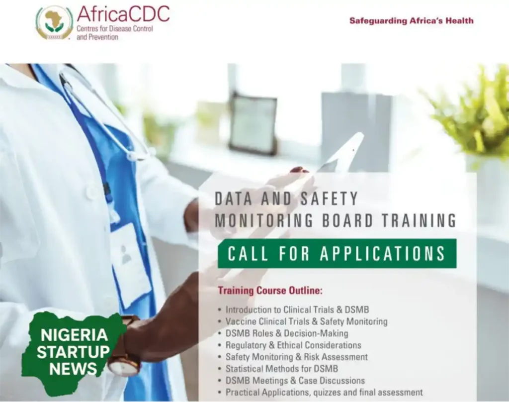 Apply: Africa CDC Data and Safety Monitoring Board (DSMB) Training Programme