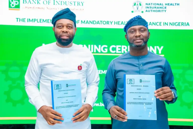 BOI, NHIA sign MoU to link health insurance with MSME loans