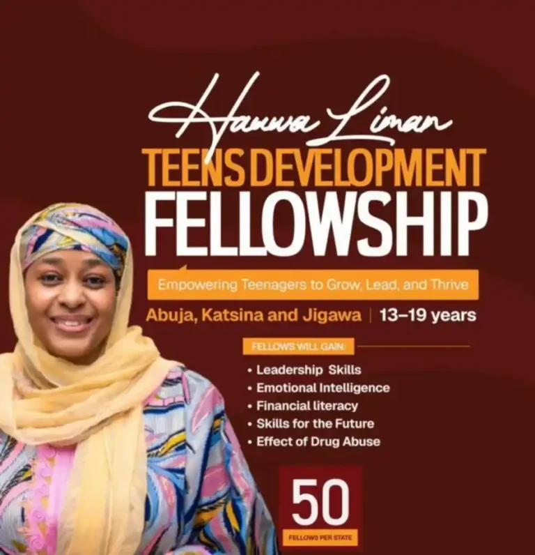 Hauwa Liman Teen Development Fellowship Opens for Youths