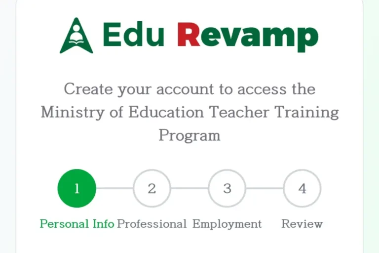 Apply: FG EduRevamp Teacher Capacity Building Program