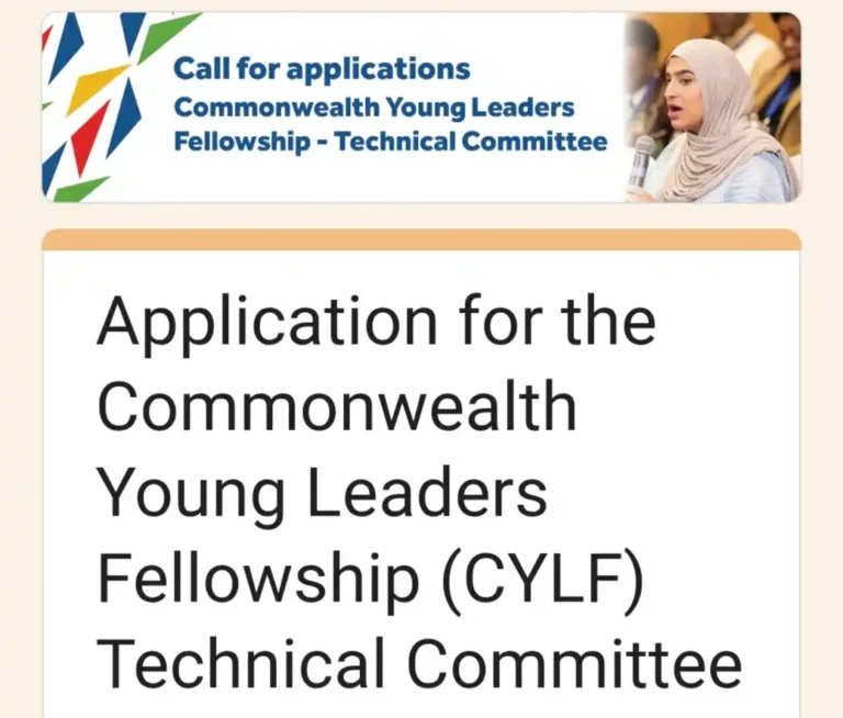 Apply: Commonwealth Young Leaders Fellowship (CYLF) Technical Committee