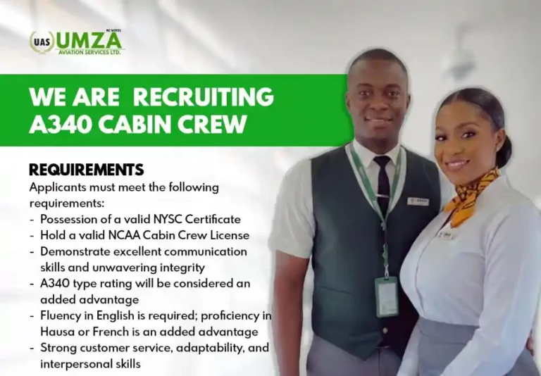 Umza Air Opens Cabin Crew Recruitment for Airbus A340 Operations