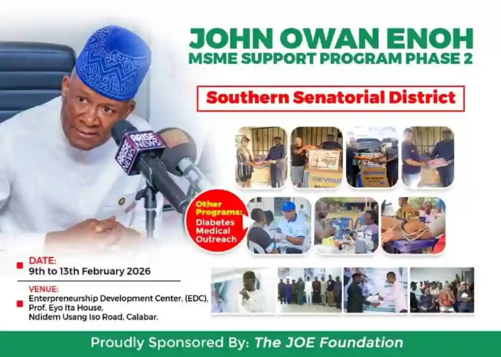 John Owan Enoh Foundation Announces Phase 2 MSME Training Dates