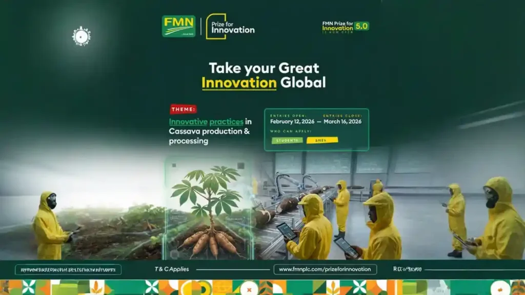 FMN Opens 2026 Prize for Innovation on Cassava Processing