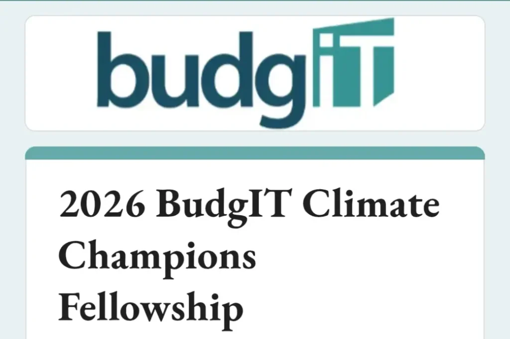 BudgIT Opens 2026 Climate Champions Fellowship Cohort 2