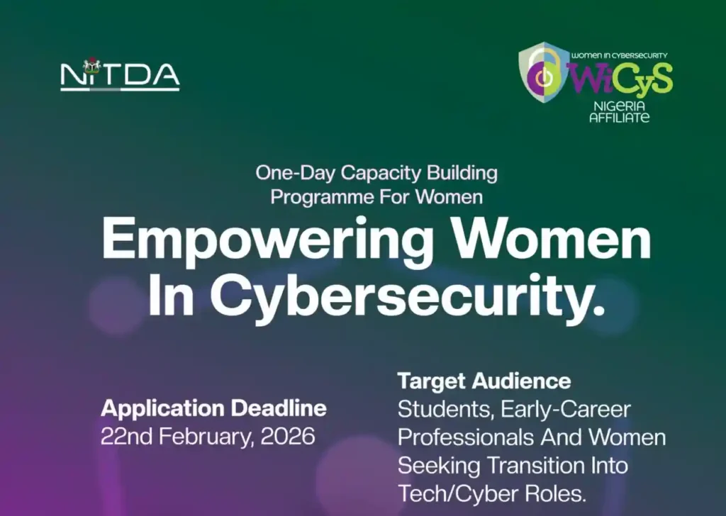 Apply: FG Empowering Women in Cybersecurity Training Programme