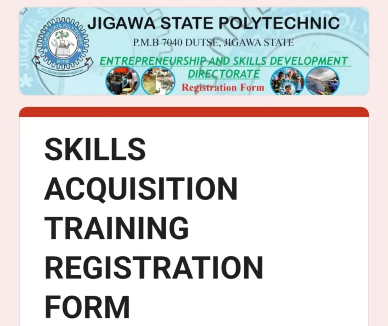 Jigawa State Polytechnic Opens Short-Term Skills Training Admission