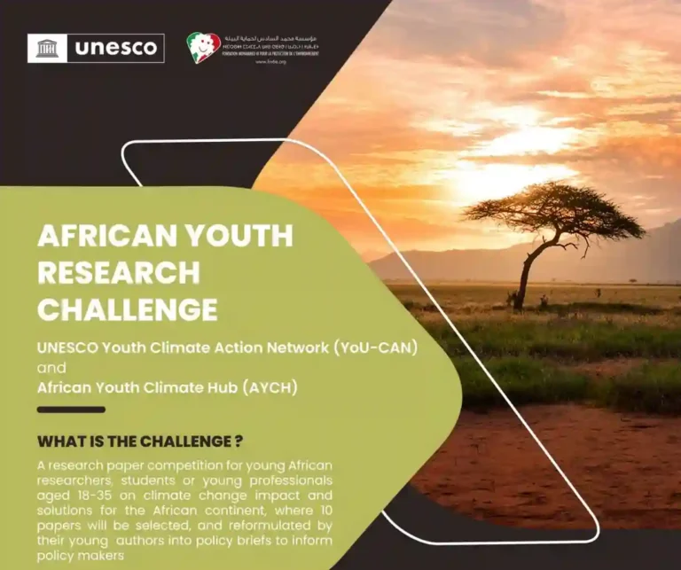 African Youth Research Challenge 2026 Opens for Climate Researchers