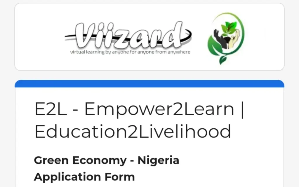E2L Virtual Programme Free Green Skills Training in Delta State