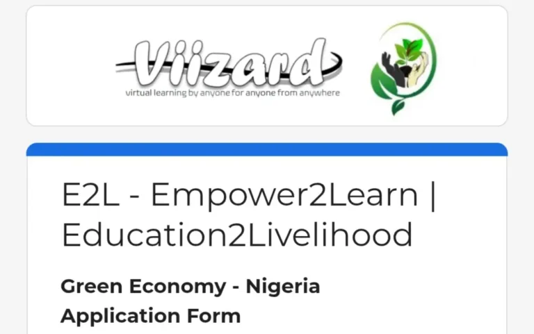 E2L Virtual Programme Free Green Skills Training in Delta State